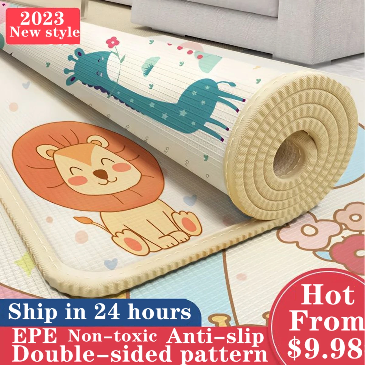 200180cmLargeSizePlayMatsforChildrensSafetyMat1cmEPE