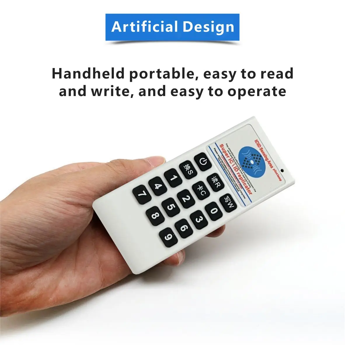 Portable RFID & NFC Card Reader and Writer for Access Control Duplication