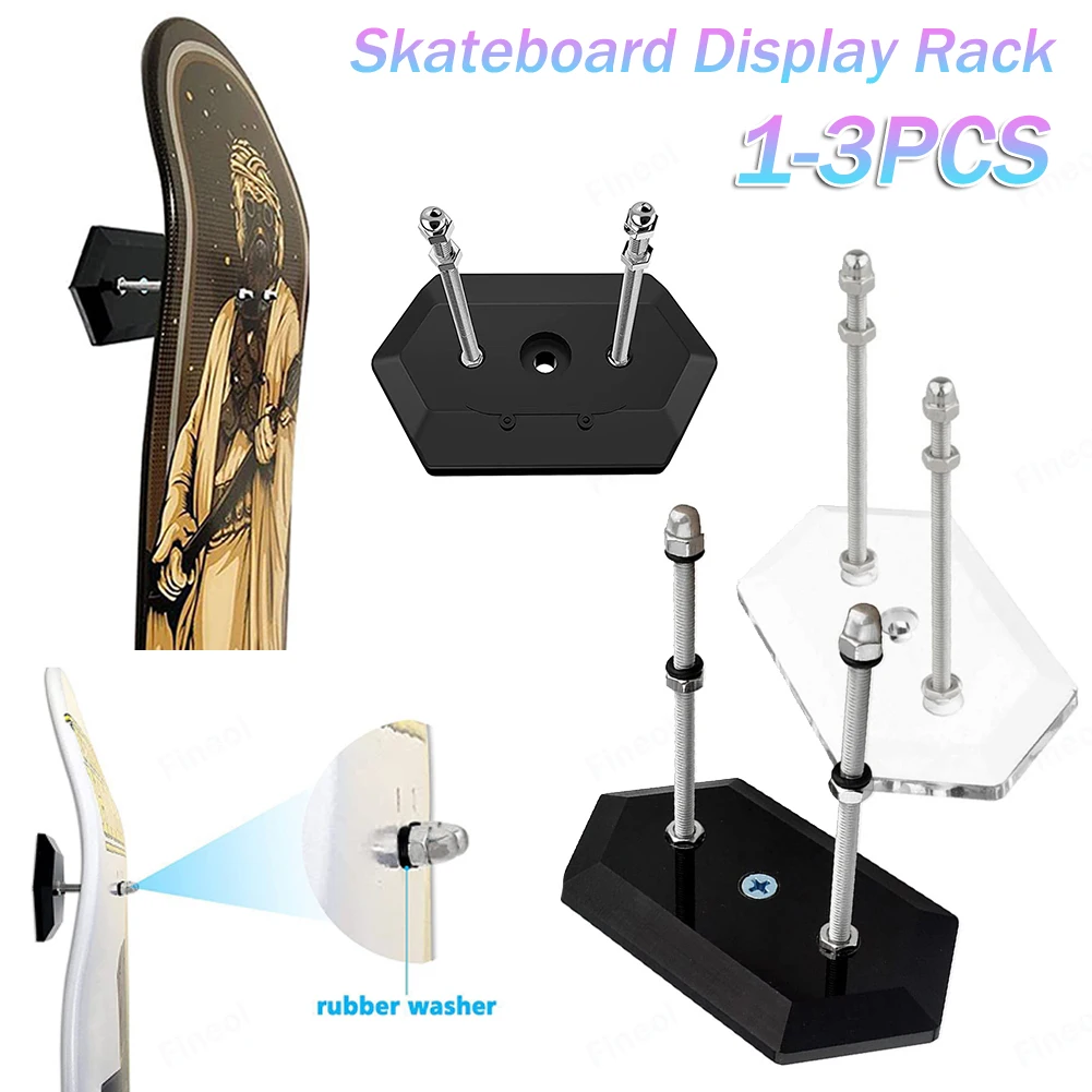 Présentoir de Skateboard, support de Skateboard, support de pont mural, cintre mural pour affichage et rangement