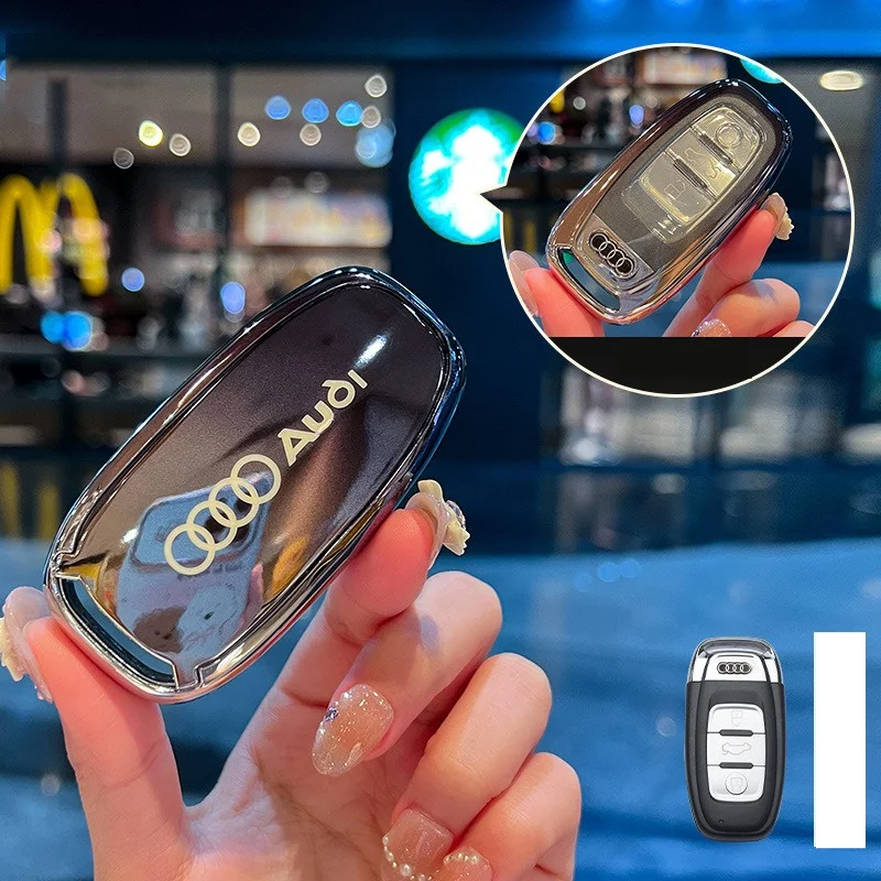 Key Case Cover Car Remote Key Case Shell For Audi A1 A3 8V A4 B8 B9 A5 A6 C7 A7 A8 Q3 Q5 Q7 S4 S6 S7 S8 R8 TT