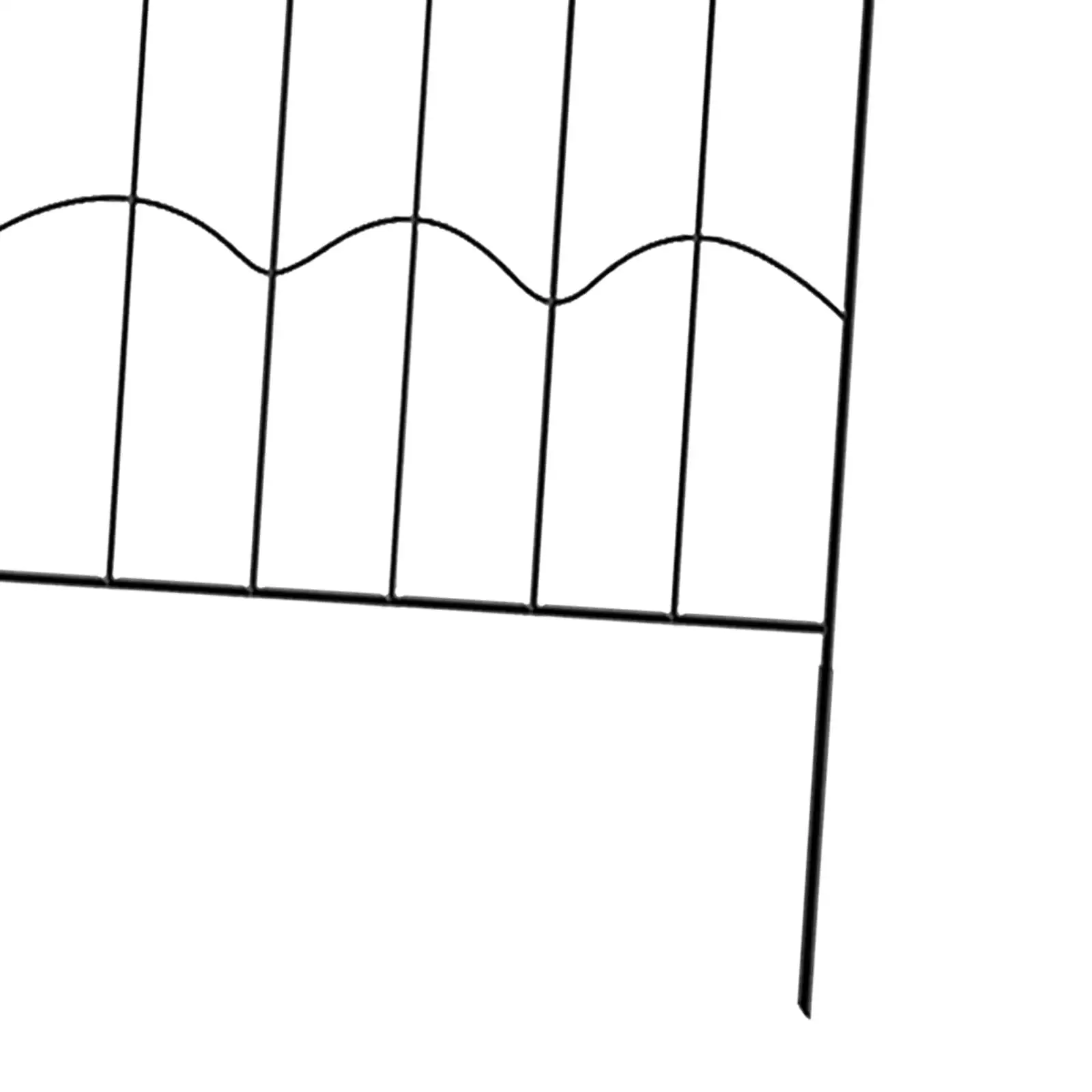 Garden Fence Panel Picket Landscape Tall Metal Border Edging Animal Barrier for Outdoor Privacy Backyard Restaurant Outside Garden Fence Panel Picket Landscape Tall Metal Border Edging Animal Barrier for Outdoor Privacy Backyard Restaurant Outside