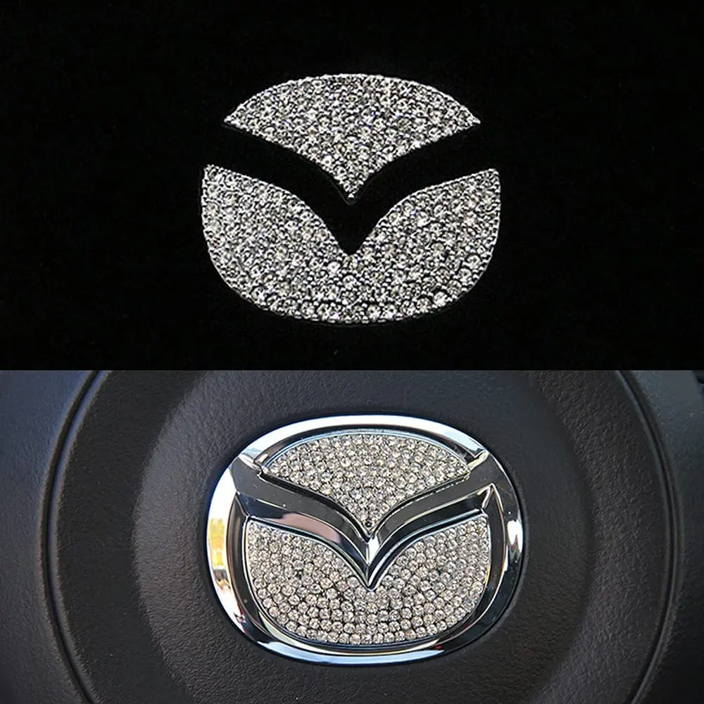 Рулевое колесо украшенное кристаллами бриллиантами для Mazda 3 6 2 детской фонари CX5