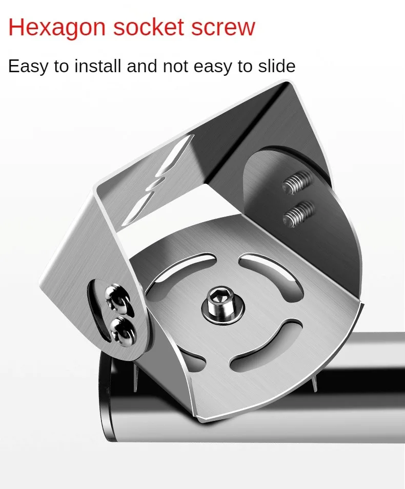 Stainless Steel Universal Wall Rod Bracket CCTV Camera Mounting Vertical Pole Bracket Duckbill Head 360 Degree Adjustable camera holder camera holder stand security camera stand security camera bracket security wall mount bracket security camera mount camera mounting base camera mount panel