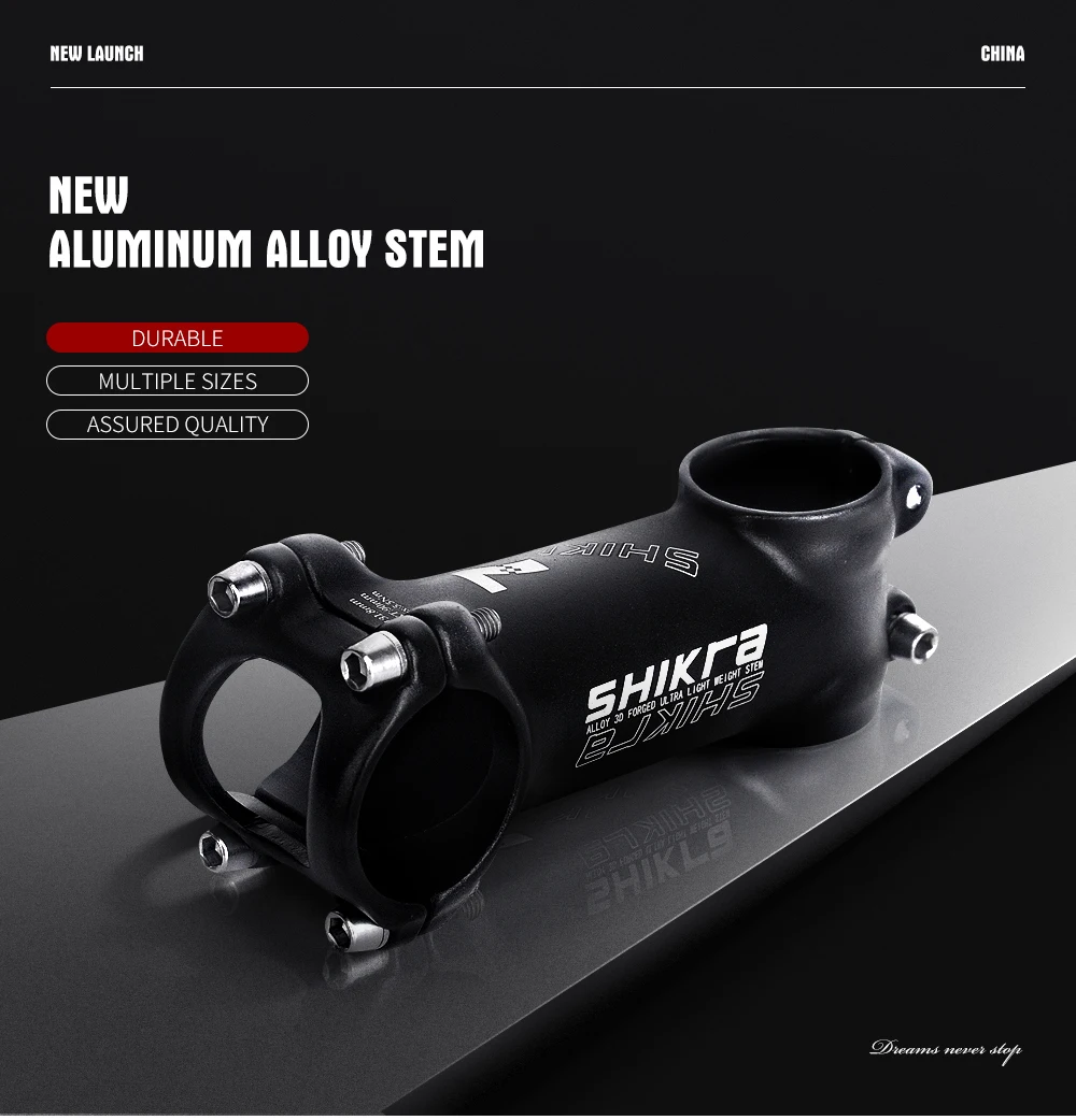 Description Picture 2 of itemSHIKRA  Bicycle Accessories Bicycle Stem Mountain Road Bike Stem Ultralight Stem Handlebar Stem 7 Degree 35 45 55 60 70 80 90 mm