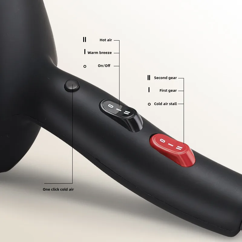 X5/X6 Plus Negative Ion Hair Dryer 2400W High Power Strong Wind Speed Drier Home Electric Hair Dryer
