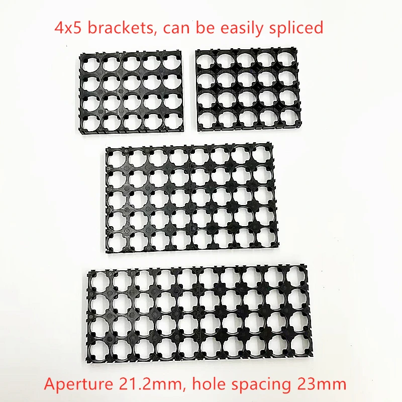 Battery Holder 21700 Battery Holder Bracket Plastic Brackets 2x 3x 3x4 4x5 Cell Spacer Radiating Shell Pack DIY Accessories