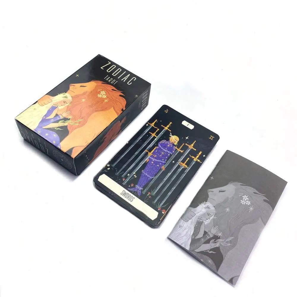 

12x7 cm Zodiac Deck Tarot Card Game Paper Manual