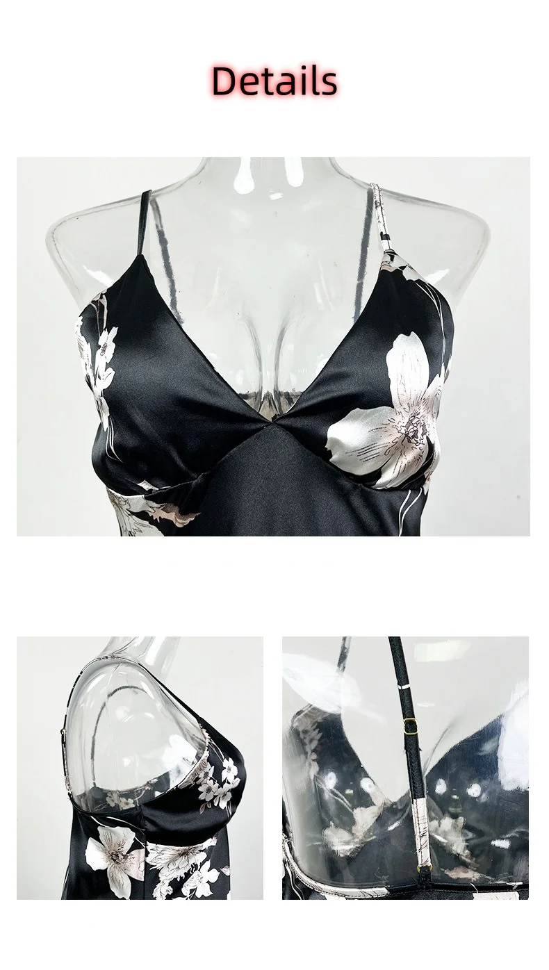 Women pajama sexy women nightwear lady sexy pajamas Home camisole nightdress Rayon nightdress Ms Sleepwear