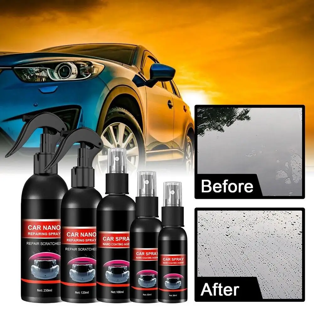 

Car Scratch Removal Spray Glass Sealing Glaze Dustproof Quick Repair Scratches Polishing Coating Spray Agent Car Accessories