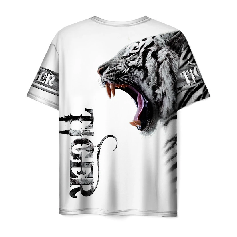 Camiseta Premium Tigre 3D Street Wear TSM Algodão 30.1