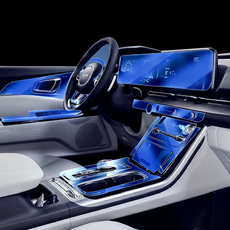 

Прозрачная центральная консоль для салона автомобиля KIA Carnival 2020-2022.
