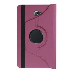 Universal 360 Rotating Stand Tablet Cover with Enhanced Protection - Tab A(10.1)P580 P585 (Purple)