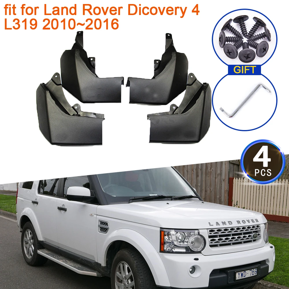 

For Land Rover Dicovery 4 L319 2010 2011 2012 2013 2014 2015 2016 Mudguards Front Rear Wheels Fender Flare Mud Flap Guard Splash