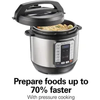 Hamilton Beach 12-in-1 Electric Pressure Cooker with True Slow Cook Technology, Sautés, Browns,Steams,Rice Function,Egg and More 2