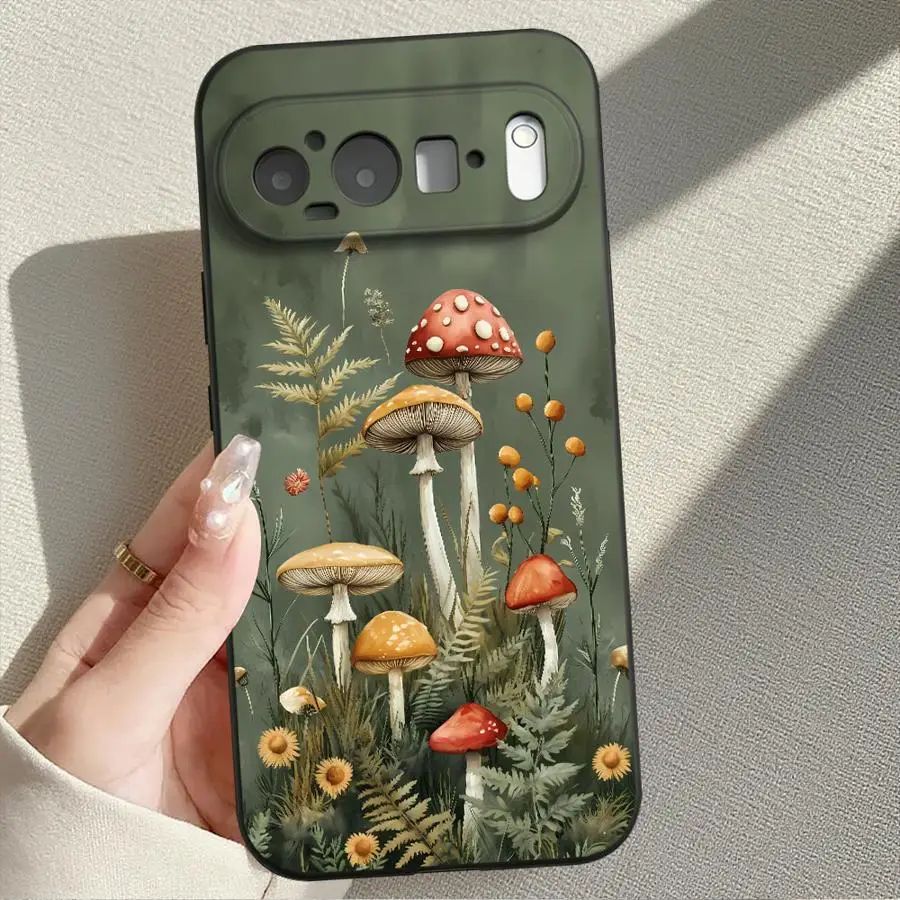 Cartoon Mushroom Phone Cover Case