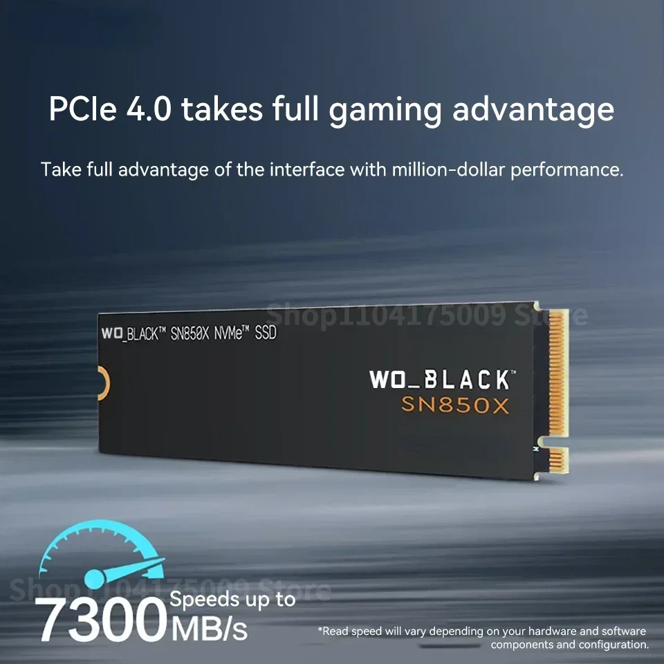 Western original SN850X 1TB 2TB SSD NVMe Gen4 PCIe M.2 2280 PCIe 4.0X4 Drive Internal Solid State Disk for PS5 Desktop Laptop