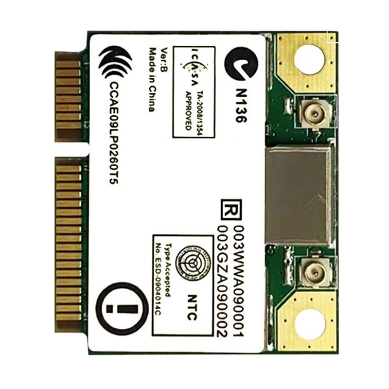 듀얼 주파수 기가비트 네트워크 카드, 와이파이 블루투스 5.0, 미니 PCIE 무선 모듈, 867Mbps 네트워크 카드, RTL8822CE