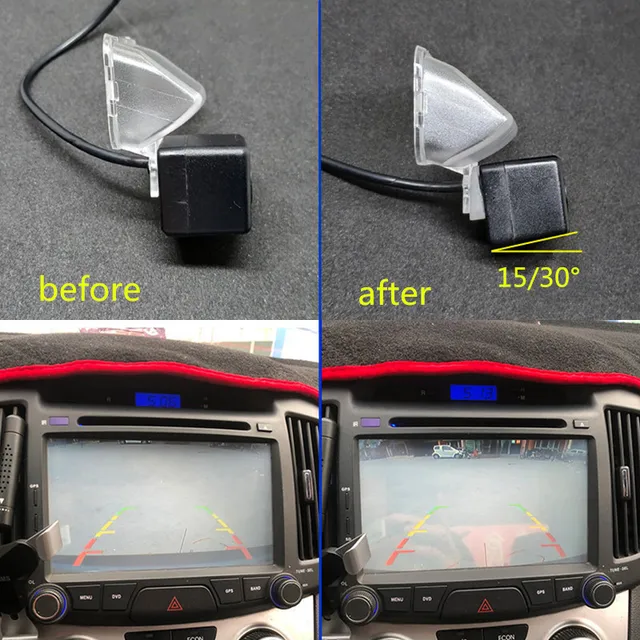 YIFOUM Universal Car Camera Angle Bracket for Car Rear View Camera Increase Angle of 15 Degrees or 30 Degrees 2