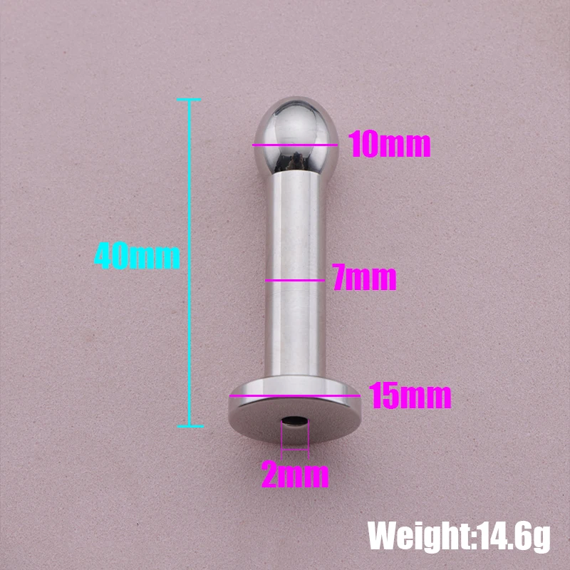 Penis Sex Toys 8/9/10mm Beads Holllow Urethral Plug Sounds Penis Plug Men Masturbators Urethra Dilator Insert Sounding Rods 18+