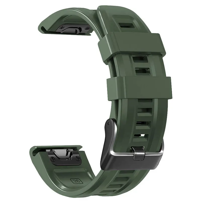 Silicone Smartwatch Wristband Bracelet – Premium Watch Strap, 22mm/26mm