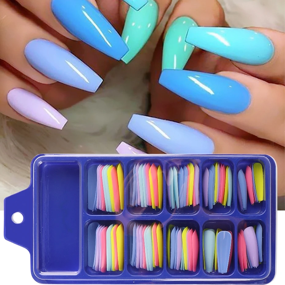 100pcs False Nails Extension Forms
