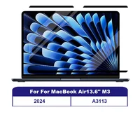 For Apple MacBook Air 13-inch Magnetic HD Laptop Film On For Mac Book Air 13.6 M3 2024 Clear Screen Protector Filter Accessories 1