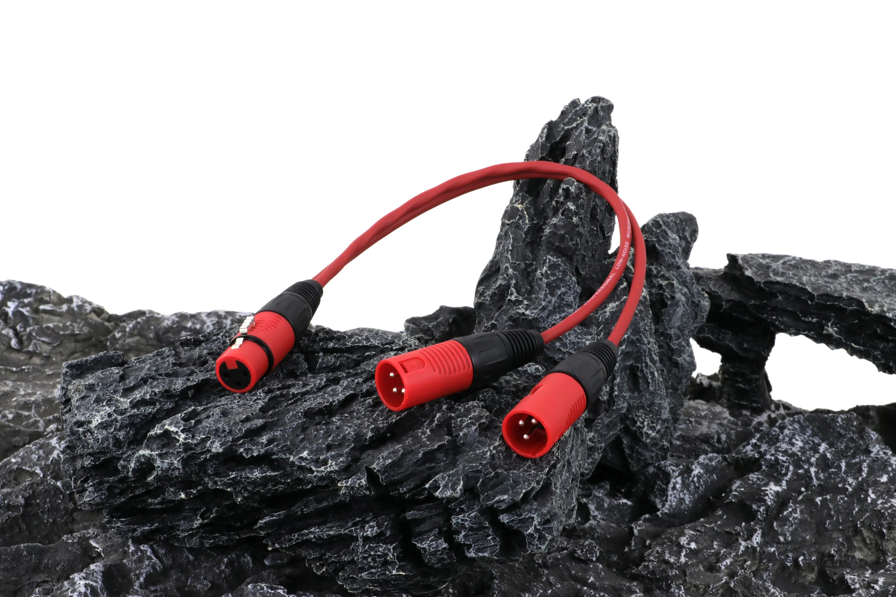 Kunststoffgehäuse 3Pin XLR Stecker/Buchse auf Dual XLR Buchse/Stecker Jack Adapter Konverter Verlängerungskabel für Amp Lautsprecher MIC Mixer – Detail 9