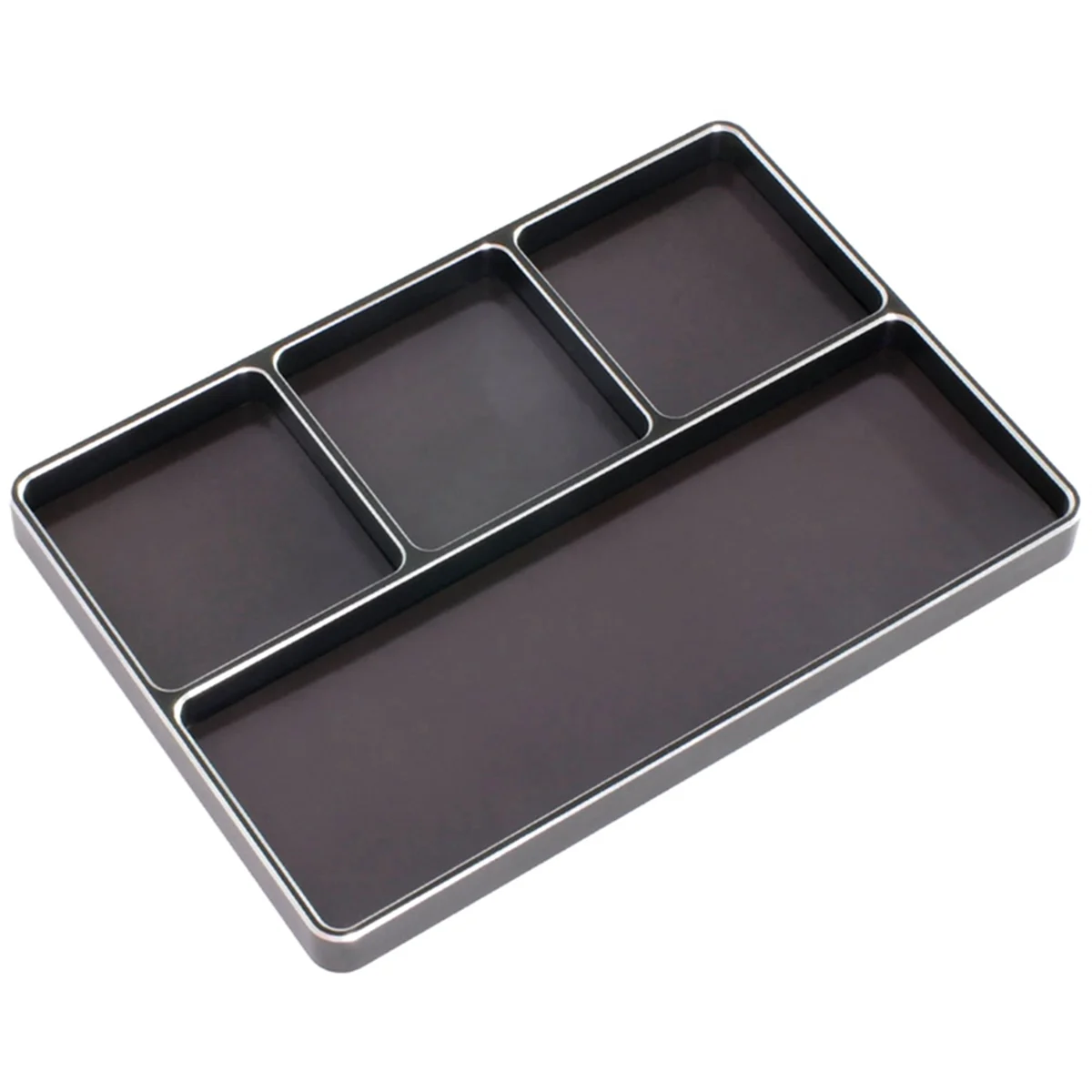 

Модель автомобиля 1/10 1/8 RC, металлическая ЧПУ четырехсетчатая простая коробка для хранения винтового диска, металлическая гайка, черный цвет