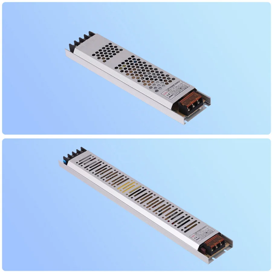 초박형 전원 공급 장치, DC 12V 24V 조명 변압기, LED 스트립용 AC185-240V 드라이버, 60W, 100W, 150W, 200W, 300W, 400W