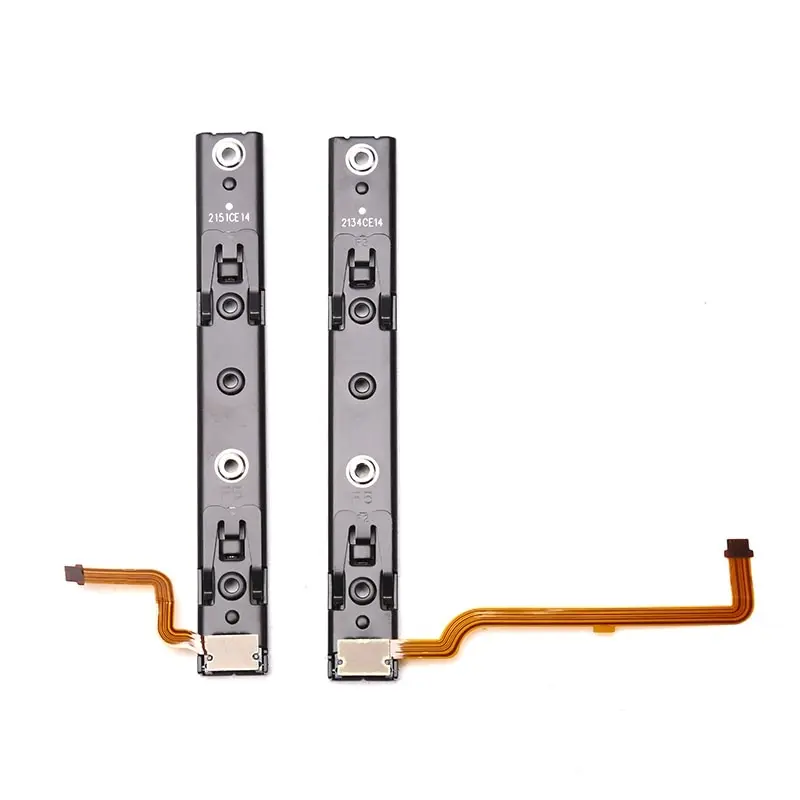 Right Left Slide Rail Original Repart Part With Flex Cable Fix Part For Nintendo Switch Console NS Rebuild Track