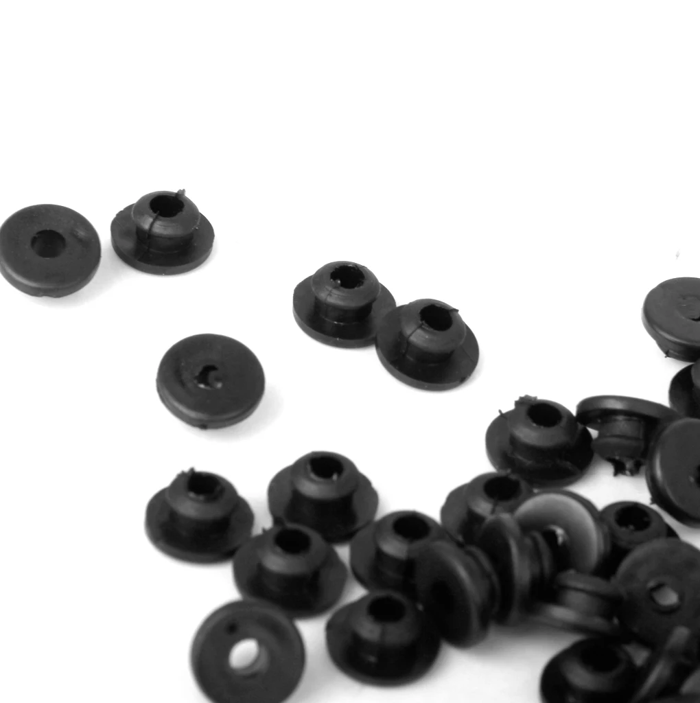 100 Rubber Replacement  Full Grommets Nipples Parts Accessory