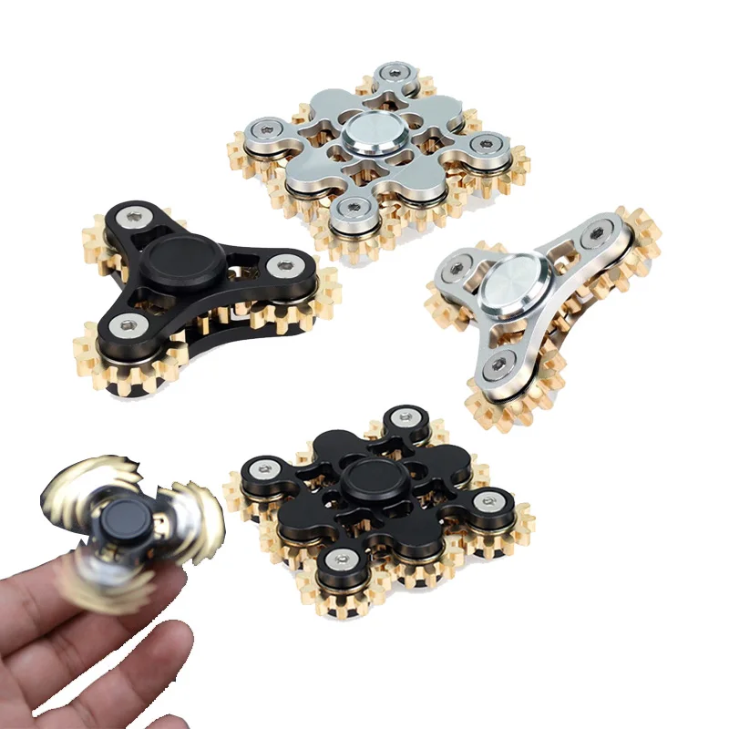 3 Colors Fidget Hand Finger Spinner EDC Toy Gift Spinning for Kits and Adults UK 