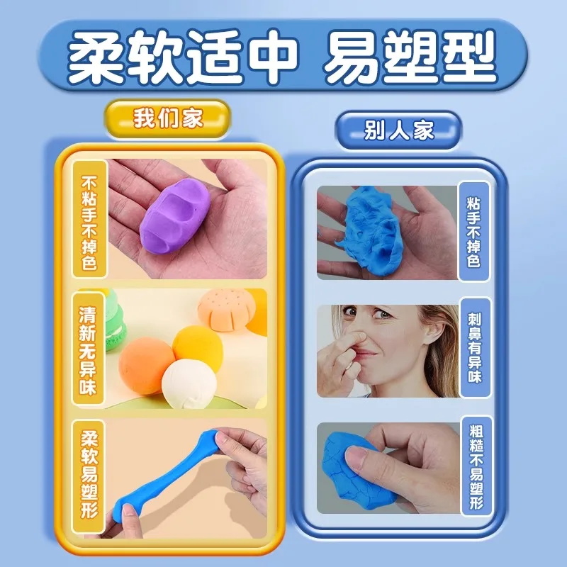 M&G Air-Dry Ultralight Clay for Children - Choose Your Colors (12/24/36) Model Making Polymer Rubber Clay Gift for Kids