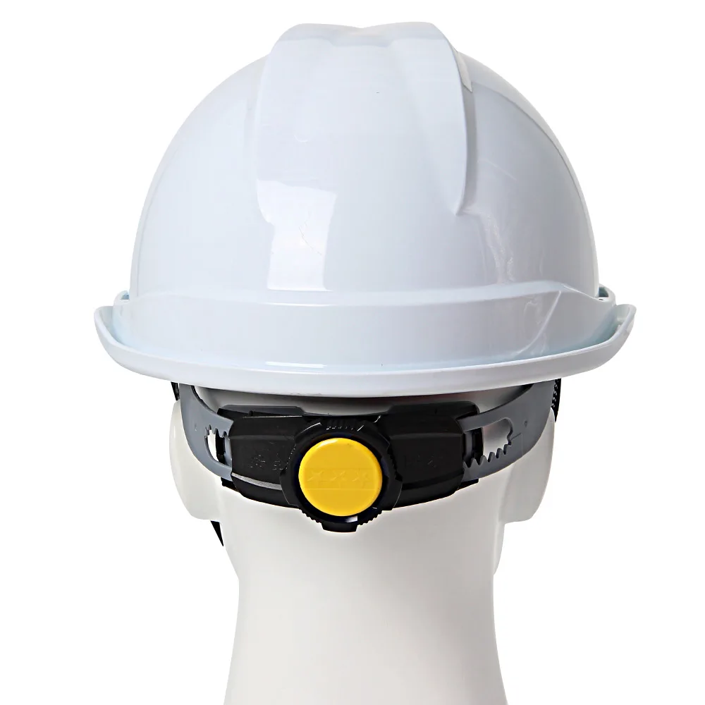 Safety Helmet V-shaped Breathable Site Protective Work Cap ABS Construction Engineer Adjustable Hard Hat Resistance Anti-Impact