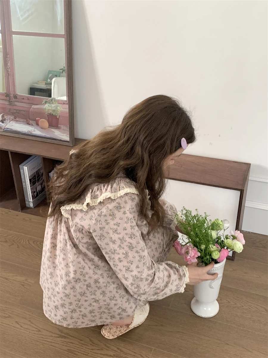 Sleeping Pajamas, Homewear, Pajamas, Pajamas Set, Floral Women's Pajamas