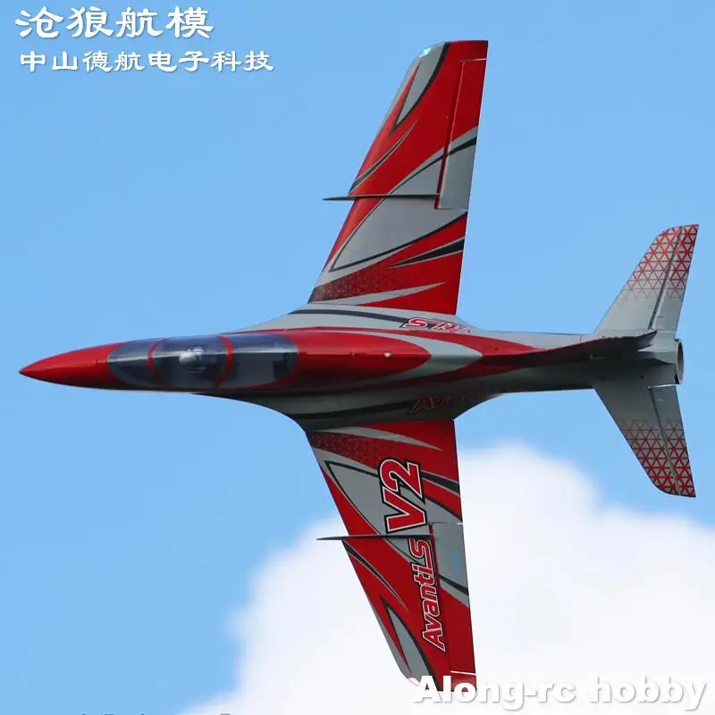 RC Model Freewing EPO RC Plane Avanti S V2 80mm EDF Jet Airplane 80 Inrunner EDF Plane 6s PNP or kit+S Retractable Landing Gear 2
