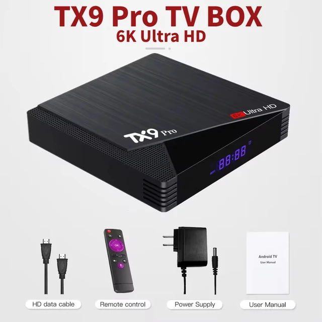 Cruc9 Pro Smart TV Box STB Cruc9 Pro Android 11 Game Ultra Set-Top Box, 6K HD, 2.4G, 5.8G, WiFi, Aprospects Winner, H313 Set-Top Box, Iptv prometteur 1