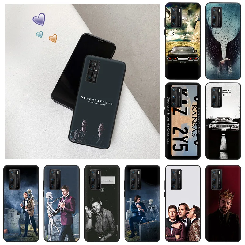 Custodia Morbida In Silicone Per Google Pixel 6 Pro 5 5A 4 4A 3 Xl Huawei Mate 40 20 10 Lite Custodia Smart-Z Cover Supernatural Funda