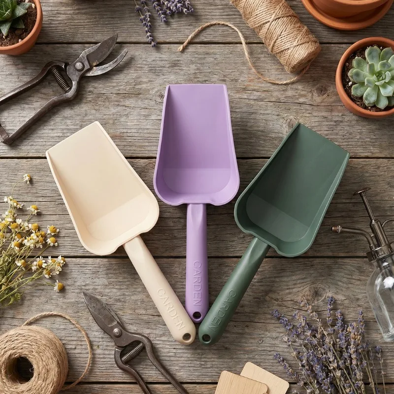 Purple Garden Trowel - Resin Hand Shovel for Versatile Planting and Transplanting