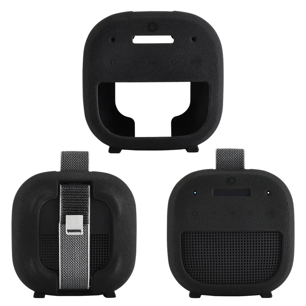 SoundLink-Micro(2세대)용 부드러운 실리콘 케이스 세련된 안티드롭 보호 쉘 오디오 스피커 스킨 커버 스피커 액세서리