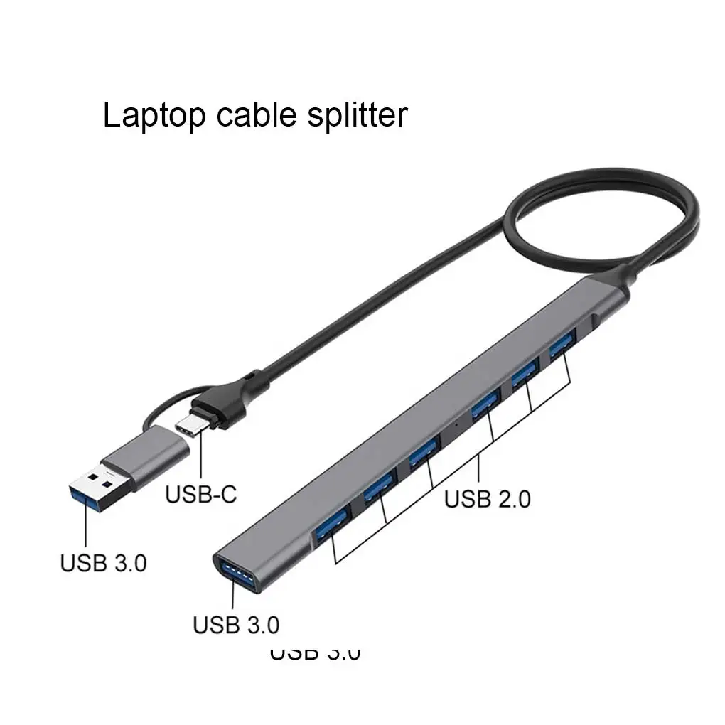 

Adapter 2 in 1 Portable Connector Accessory Digital Multi-function A HUB