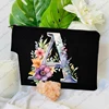 1 Pc Initial Letter Bag Letter Makeup Bag for Women Initial Cosmetic Bag A-Z Personalized Makeup Bag Travel Bag,Initial Cosmetic 3