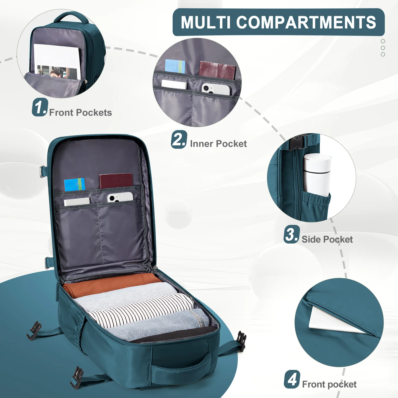 Carry on Cabin Airplane Travel Backpack 40x30x20, Laptop Bag for Women , Cabin Seat Backpack Men Bag Ryanair 40x20x25 Cabin Bag