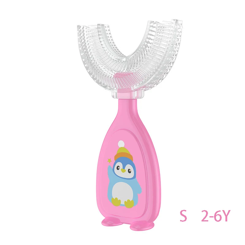 360-Degree Soft Silicone U-Shaped Toothbrush
