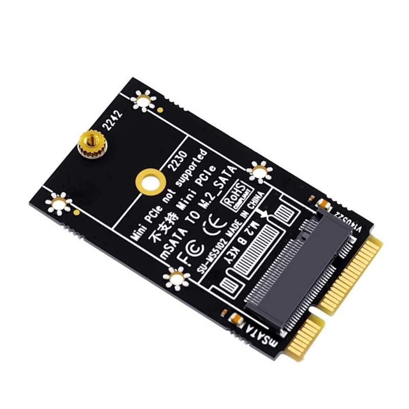 

MSata to M.2 Sata Adapter Converter Card SSD Hard Disk Expansion Card 2230/2242 for MINI ITX motherboards Industrial PC