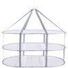 Hanging Sweater Dryer Three Tier Drying Rack Foldable Clothes Durable 3-Layer Holder 5