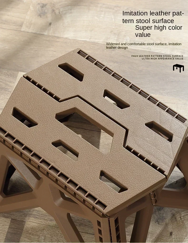 Tabouret pliant d'extérieur à forte capacité de charge