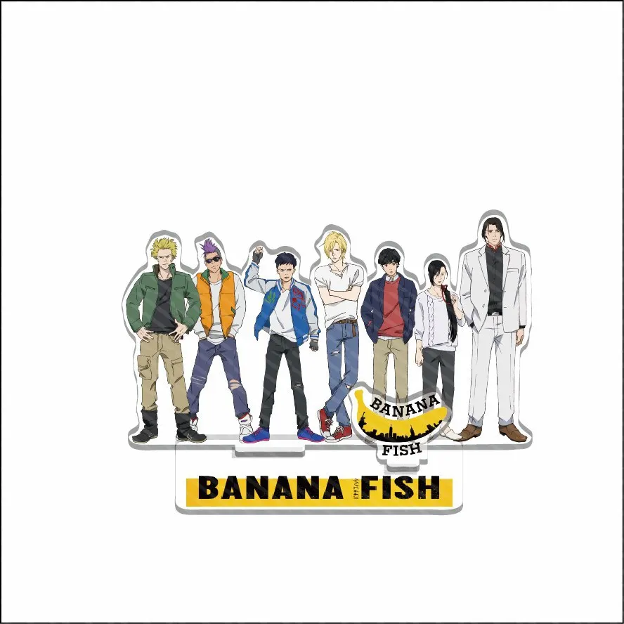 Hot Anime BANANA FISH Figures Ash Lynx Okumura Eiji Acrylic Stands