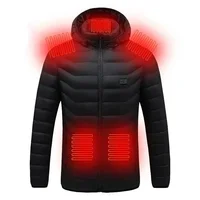 21 Areas Electric Winter Heated Jacket Men's Women's Motorcycle Jacket USB Heating Jacket Heated Vest Moto Thermal Coat Clothing 2