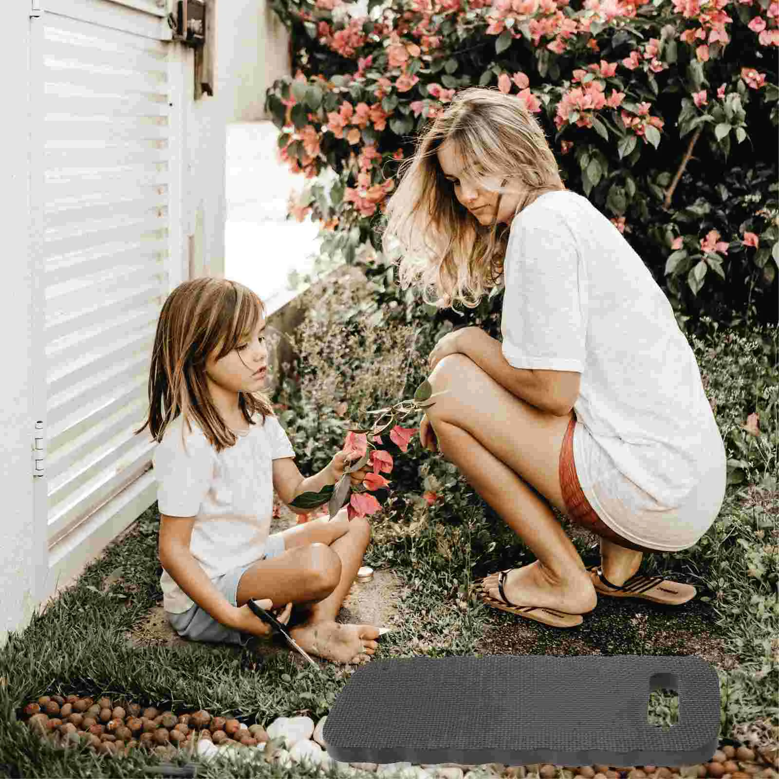 2 Pcs EVA Knee Pad Kneeling Cushion Yoga Mat Garden Kneeler Outdoor Seat Camping Mat Housework Tool Gardening Kneel Pad